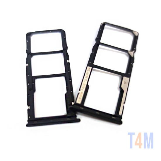 Single SIM Holder Outside Xiaomi Redmi 10c Two SIM+MicroSD Cards Black